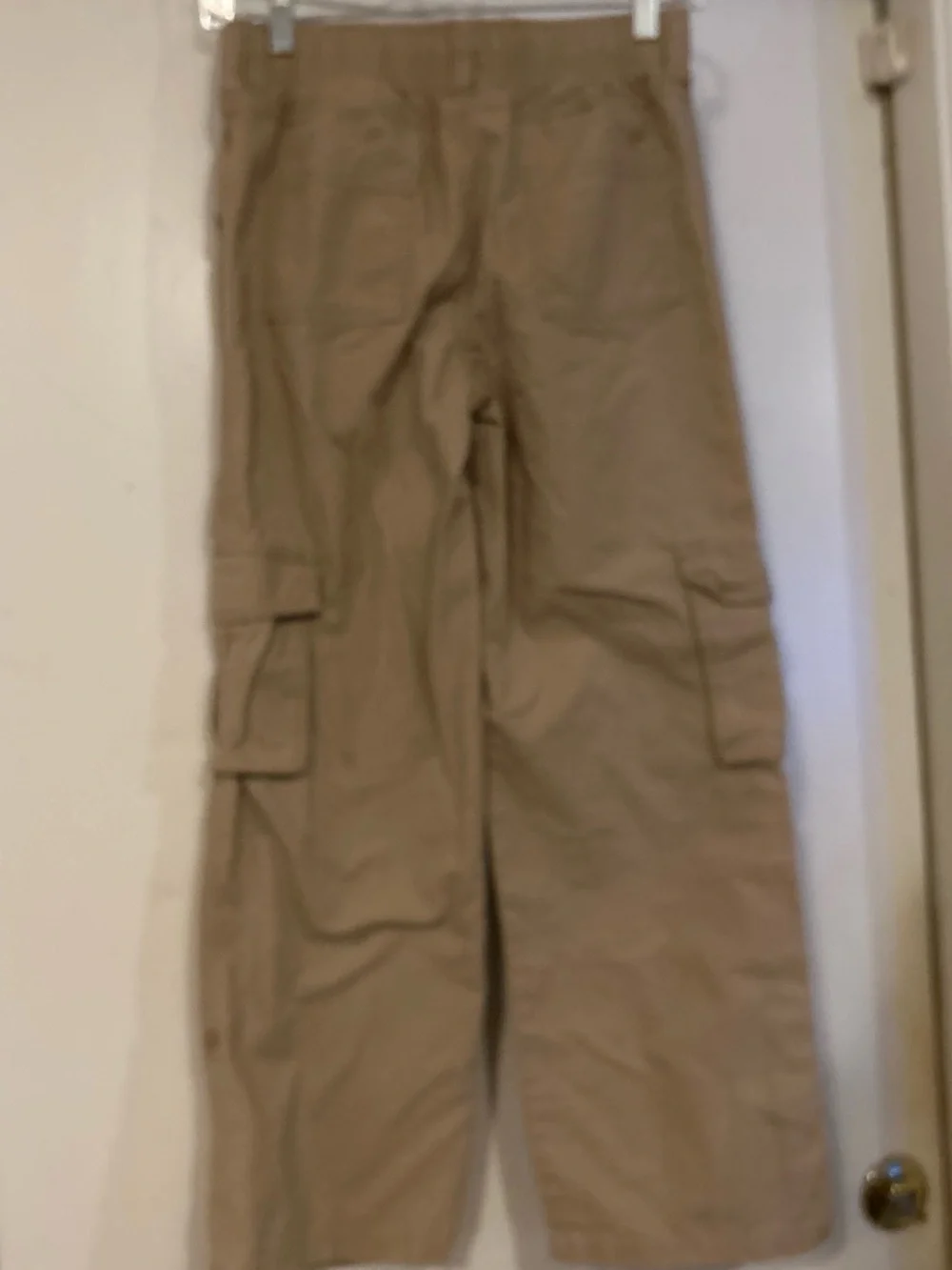 Gymboree Boys' Khaki Cargo Pants with Drawstring Waist